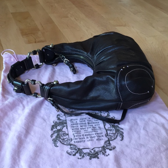 Juicy Couture Vintage Genuine Leather Shoulder Bag - Picture 12 of 15